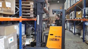 Forklift training