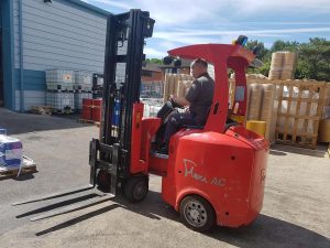 Forklift Training in action