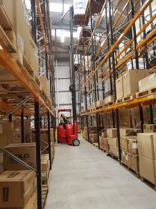 Forklift Training in progress